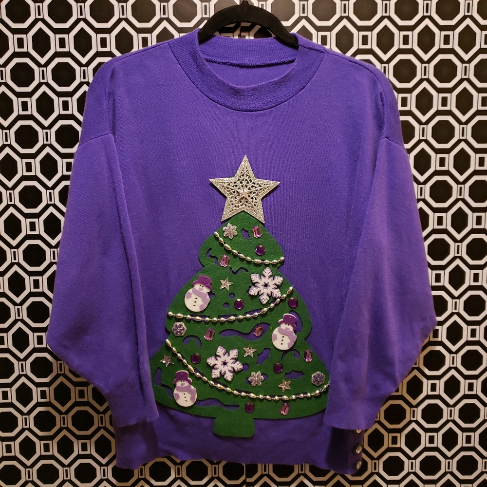 SALE!Ugly Christmas Sweater | Pretty In Purple M/L